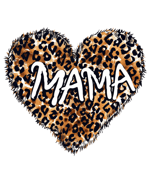Mother's Day Leopard Design - DTF Ready To Press - Heat Press Transfer