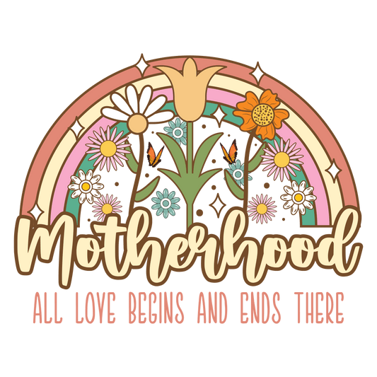 Motherhood Design - DTF Ready To Press - Heat Press Transfer