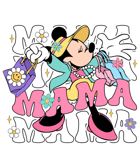 Mothers Day Minnie Design - DTF Ready To Press - Heat Press Transfer