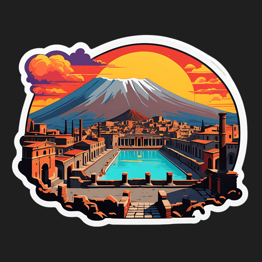 Mount Fuji Sunset - Sticker - Heat Press Transfer