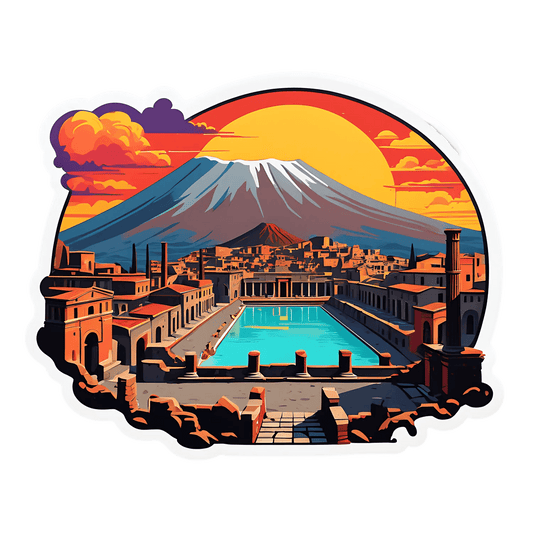 Mount Fuji Sunset - Sticker - Heat Press Transfer