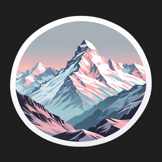 Mountain Sunrise - Sticker - Heat Press Transfer
