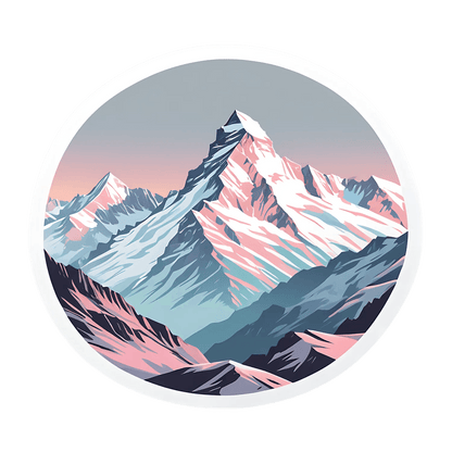 Mountain Sunrise - Sticker - Heat Press Transfer