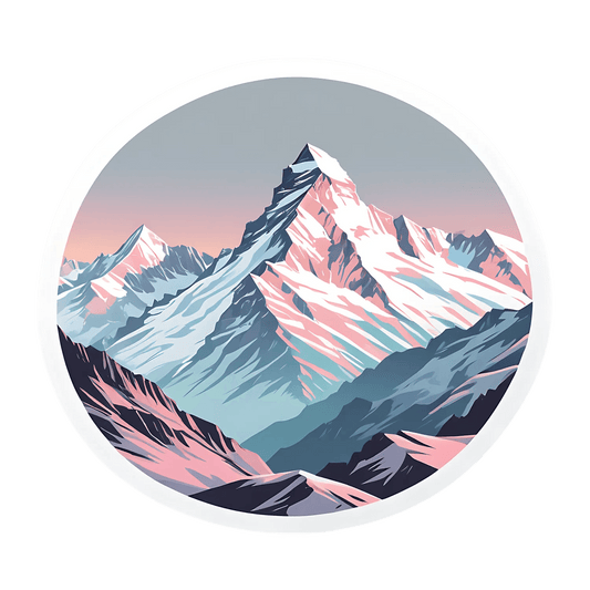 Mountain Sunrise - Sticker - Heat Press Transfer