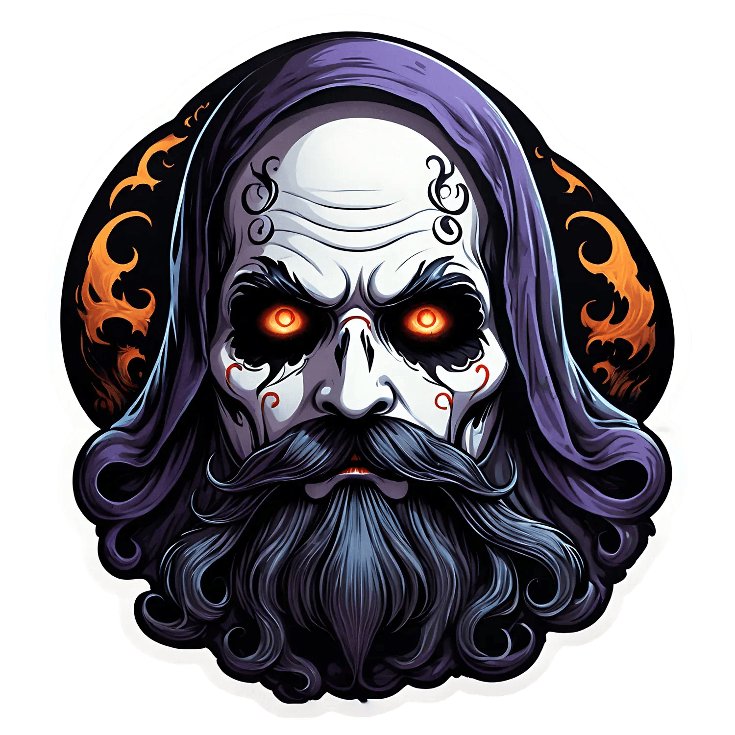 Mystical Wizard - Vinyl Sticker - Heat Press Transfer