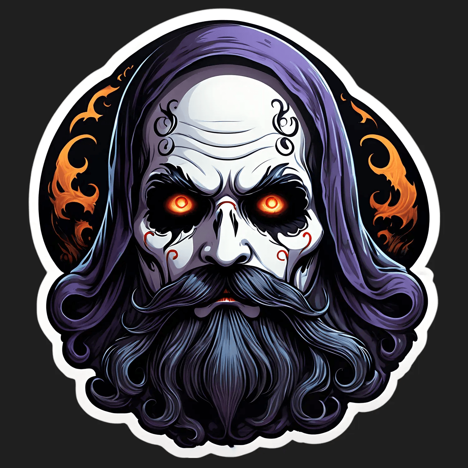 Mystical Wizard - Vinyl Sticker - Heat Press Transfer