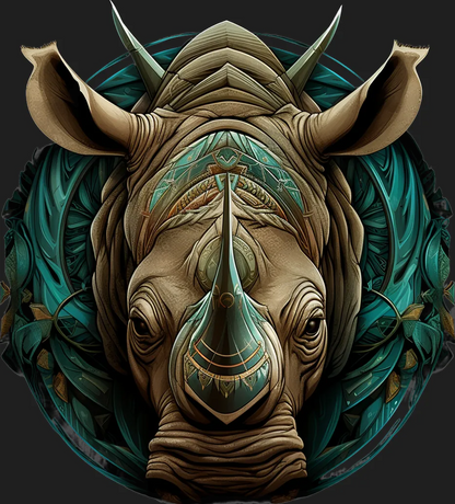 Mythical Rhino Armor - DTF Ready to Press - Heat Press Transfer