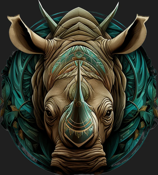 Mythical Rhino Armor - DTF Ready to Press - Heat Press Transfer
