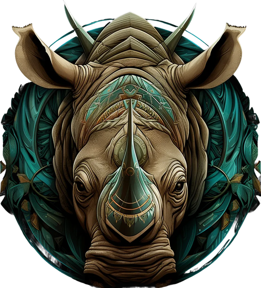 Mythical Rhino Armor - DTF Ready to Press - Heat Press Transfer