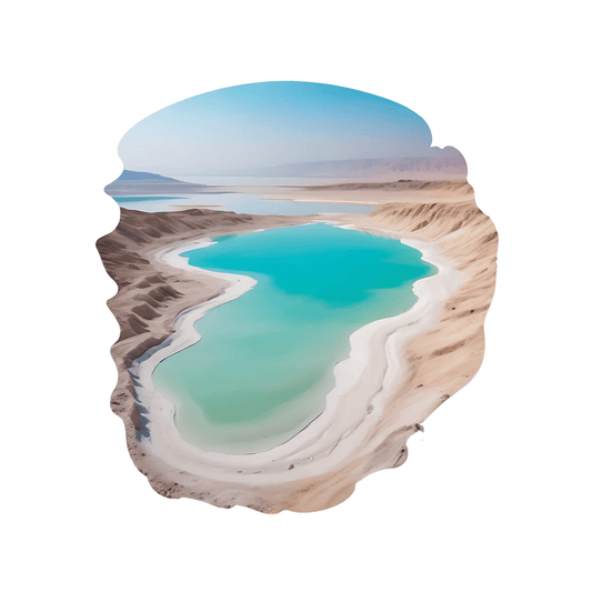 Nature Scenery Sticker - Aerial Lake View - Heat Press Transfer