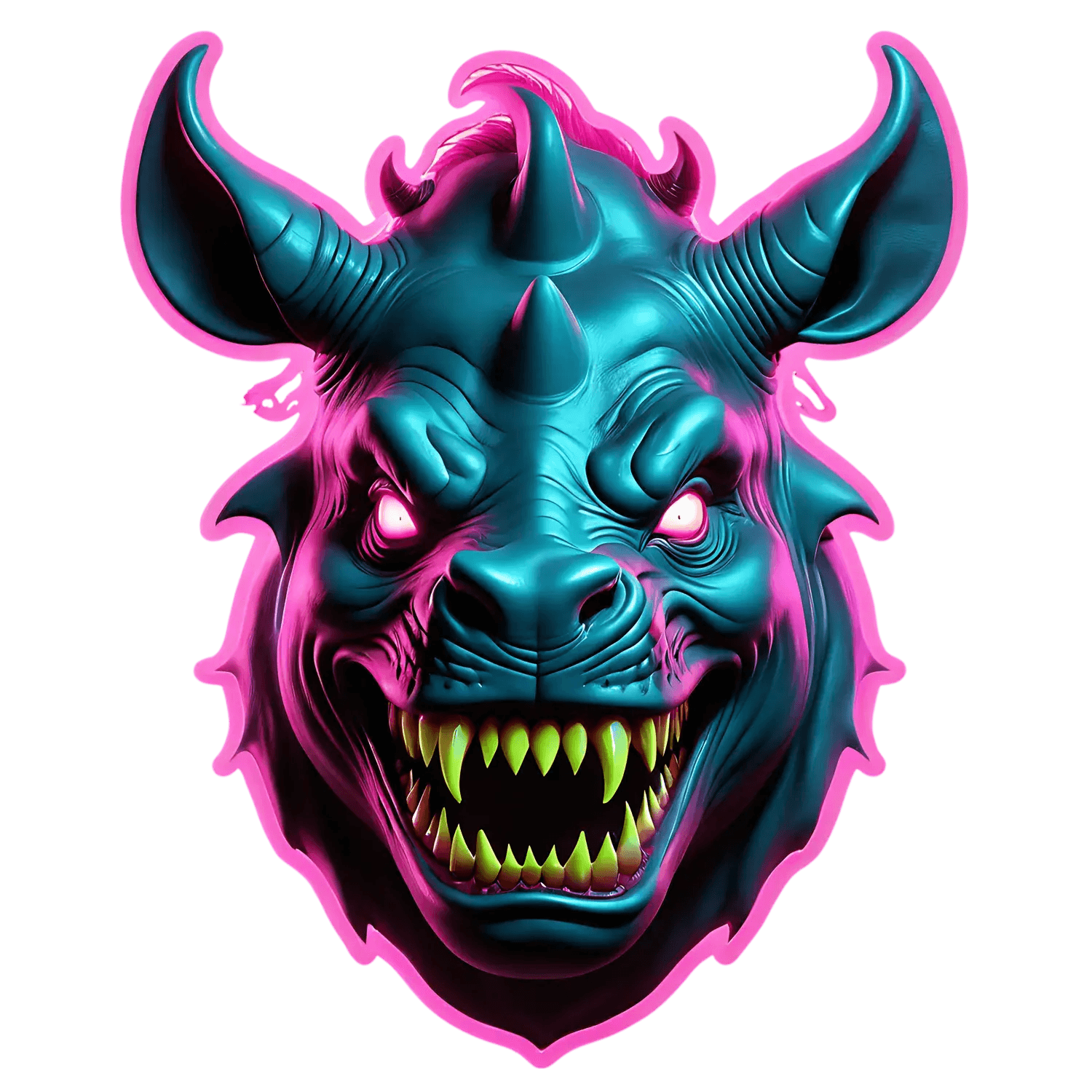 Neon Beast - Sticker - Heat Press Transfer