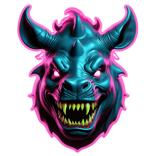 Neon Beast - Sticker - Heat Press Transfer