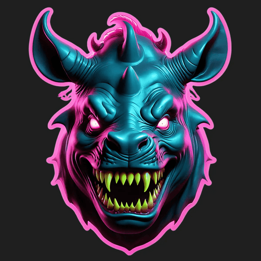 Neon Beast - Sticker - Heat Press Transfer