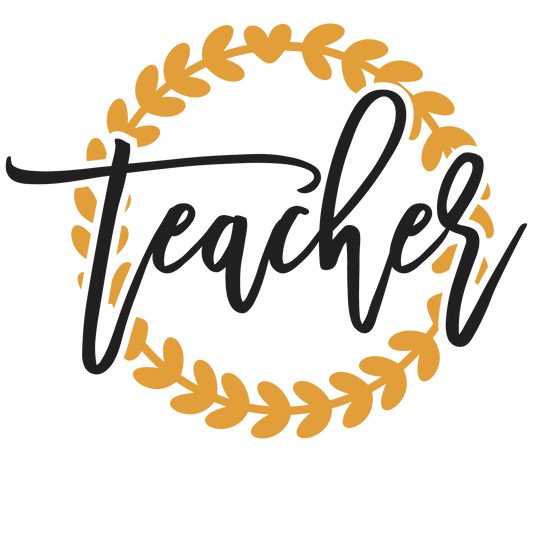 New Teacher Design - DTF Ready To Press - Heat Press Transfer