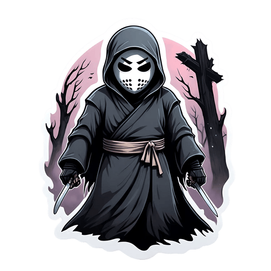 Ninja Warrior Sticker – Mystical Ambiance - Heat Press Transfer