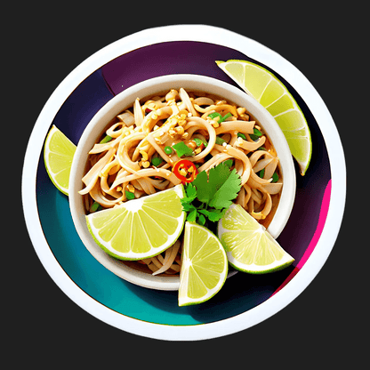 Noodle Bowl Recipe - Sticker - Heat Press Transfer