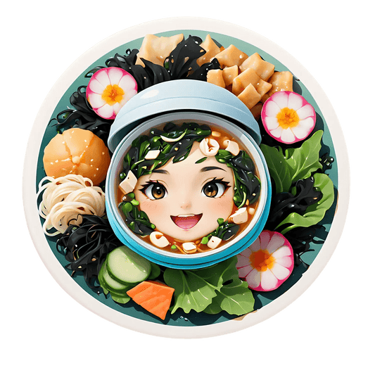 Noodle Soup Girl - Sticker - Heat Press Transfer