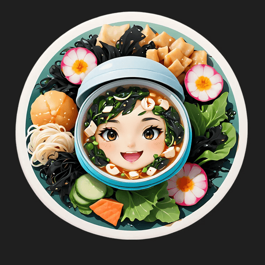 Noodle Soup Girl - Sticker - Heat Press Transfer