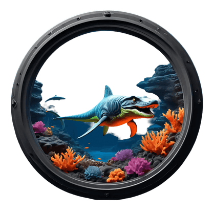 Ocean Predator - Shark Sticker - Heat Press Transfer