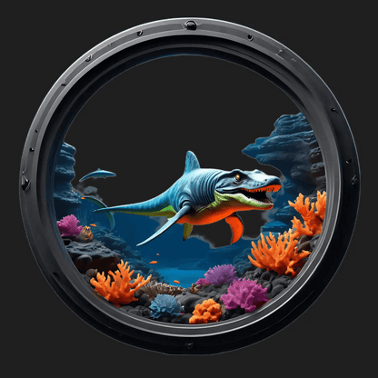 Ocean Predator - Shark Sticker - Heat Press Transfer