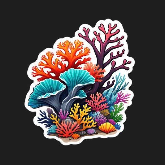 Ocean Coral Reef - Sticker - Heat Press Transfer