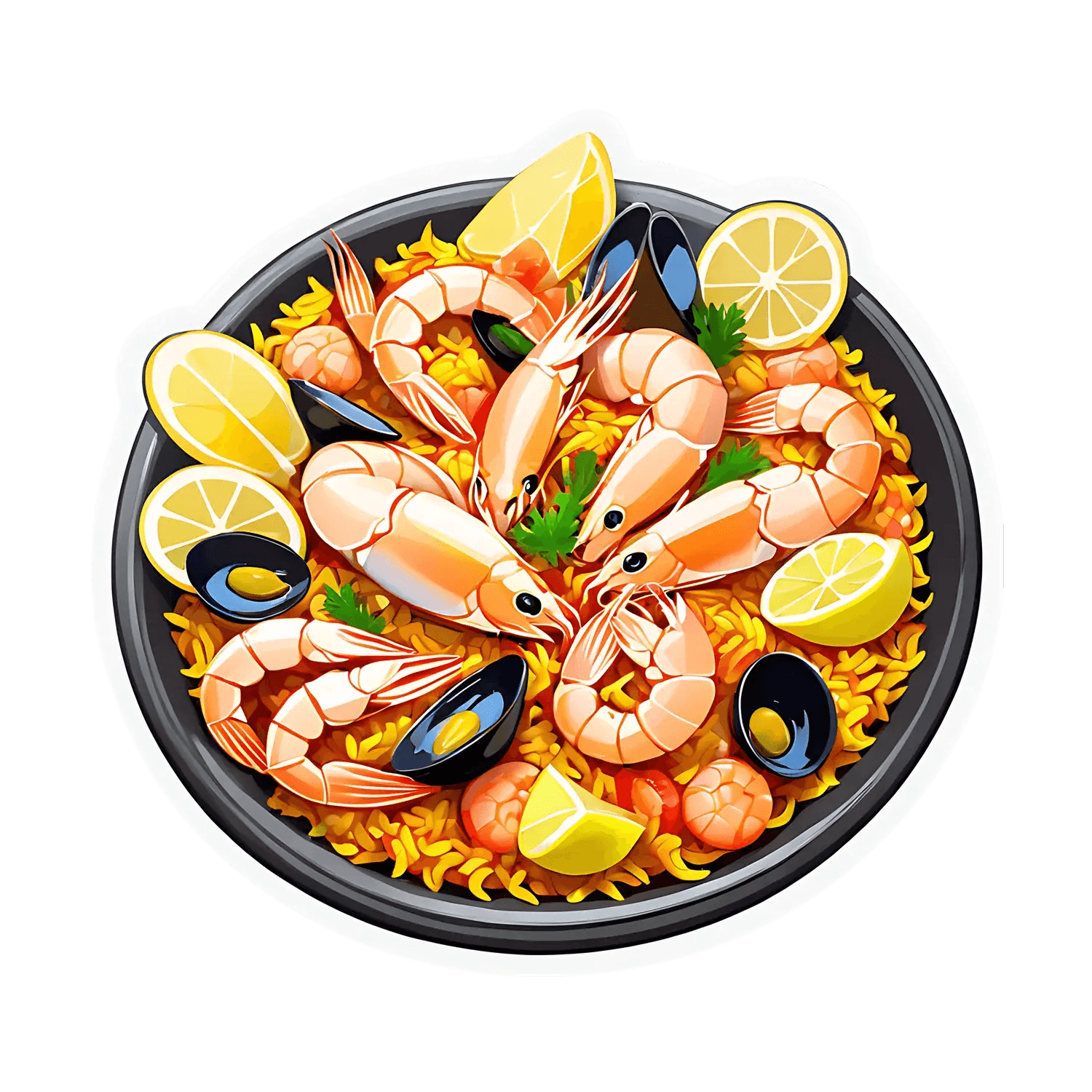 Paella Feast - Sticker - Heat Press Transfer