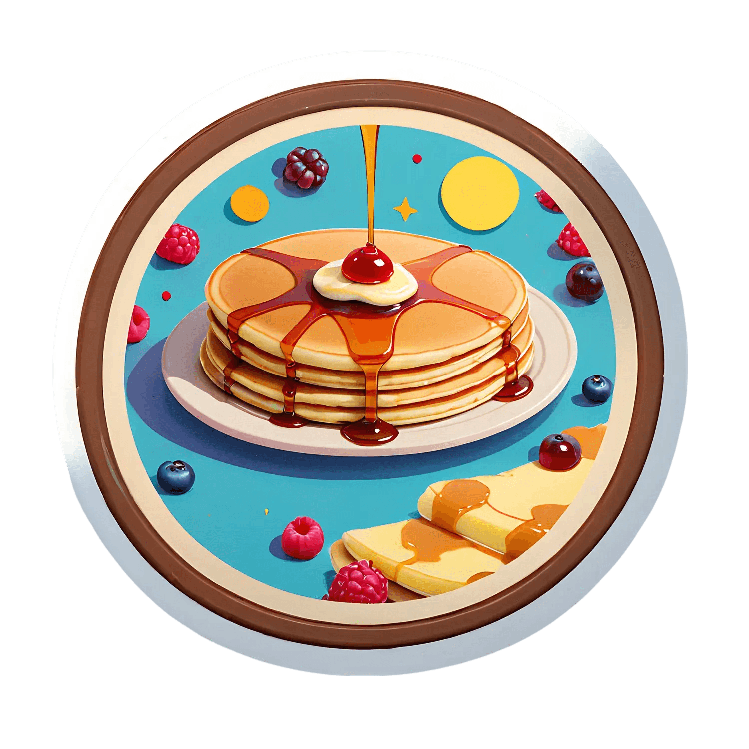 Pancake Breakfast - Sticker - Heat Press Transfer