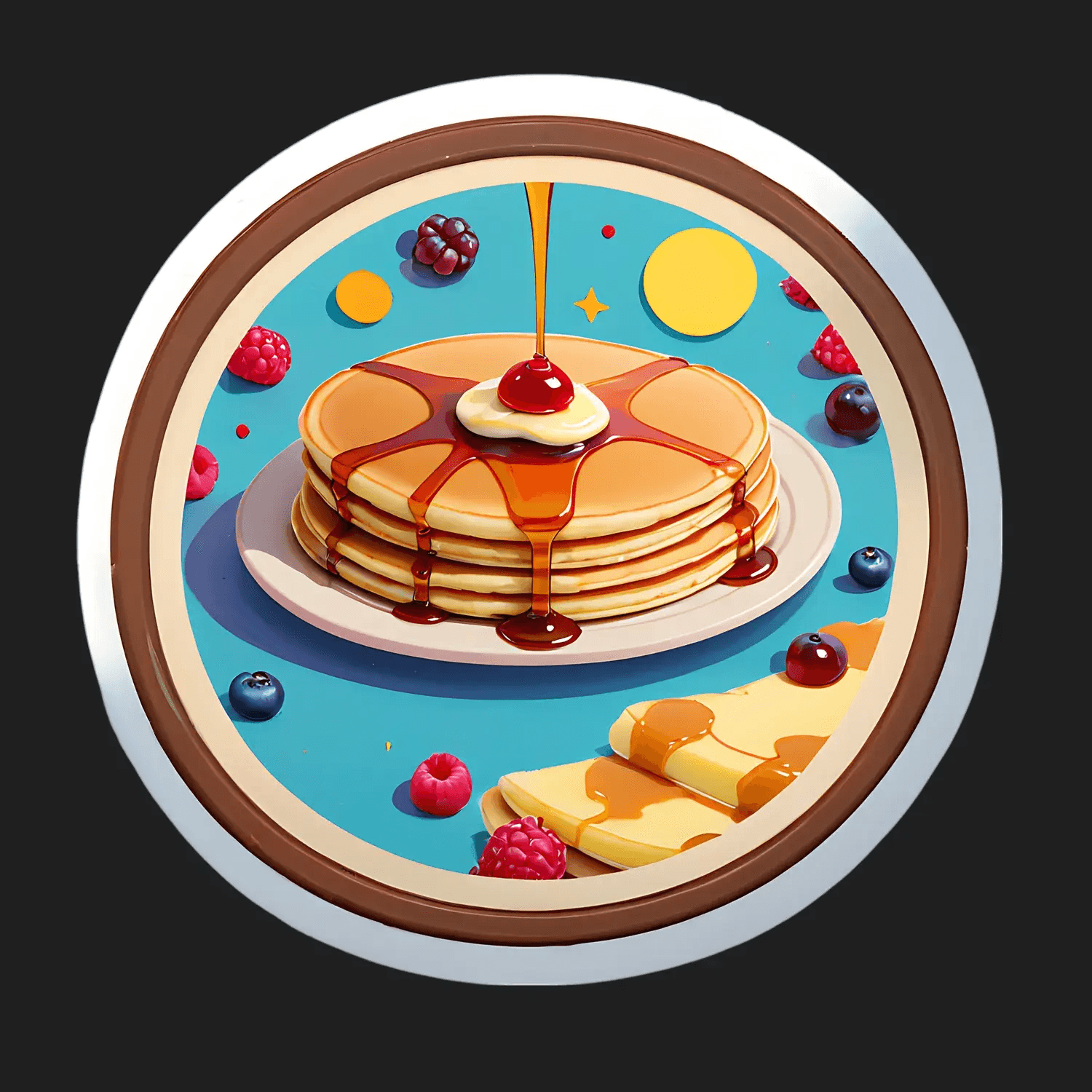 Pancake Breakfast - Sticker - Heat Press Transfer