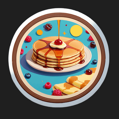 Pancake Breakfast - Sticker - Heat Press Transfer