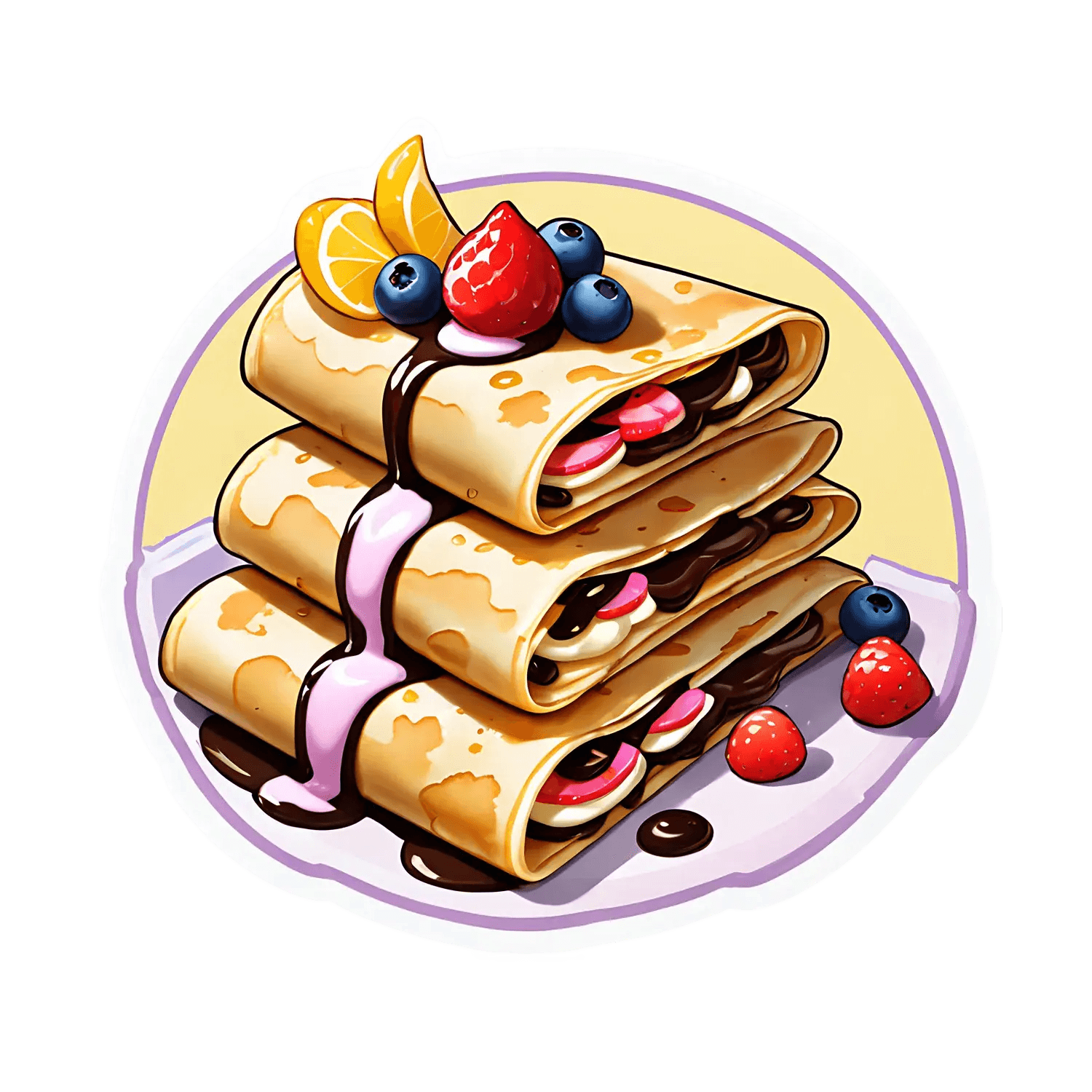 Pancake Delight - UV DTF Sticker - Heat Press Transfer