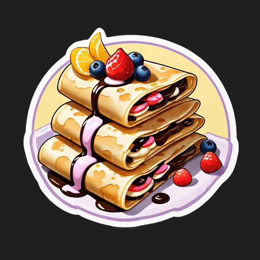 Pancake Delight - UV DTF Sticker - Heat Press Transfer