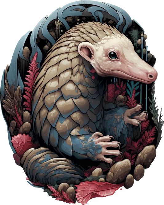 Pangolin Protector - DTF Ready to Press - Heat Press Transfer