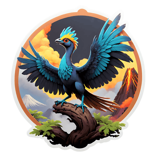 Paradise Bird - Decorative Sticker - Heat Press Transfer