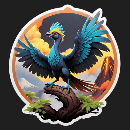Paradise Bird - Decorative Sticker - Heat Press Transfer