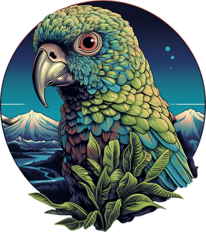 Parrot Wilderness - DTF Ready to Press - Heat Press Transfer