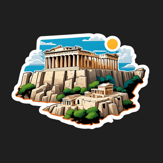 Parthenon Sunrise - Sticker - Heat Press Transfer