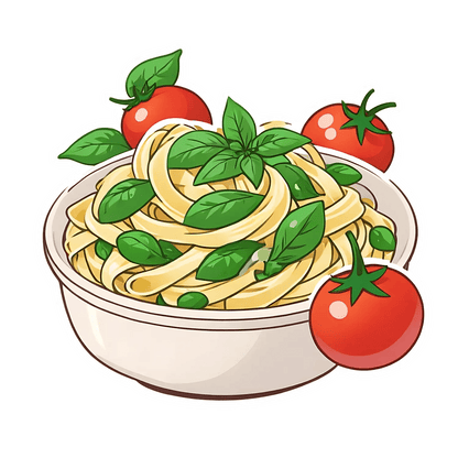 Pasta Feast - Sticker - Heat Press Transfer