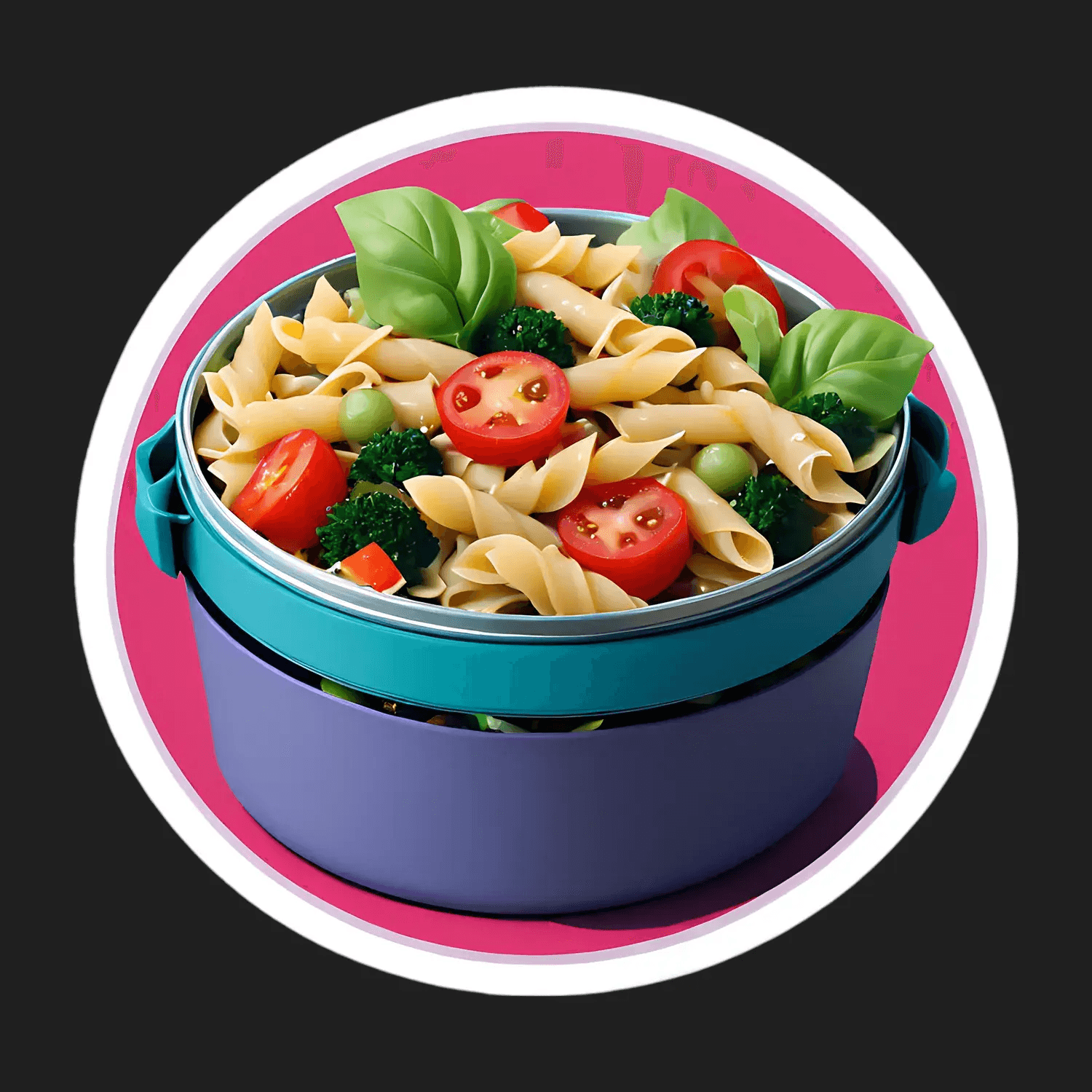 Pasta Lovers Sticker - Vibrant and Delicious - Heat Press Transfer