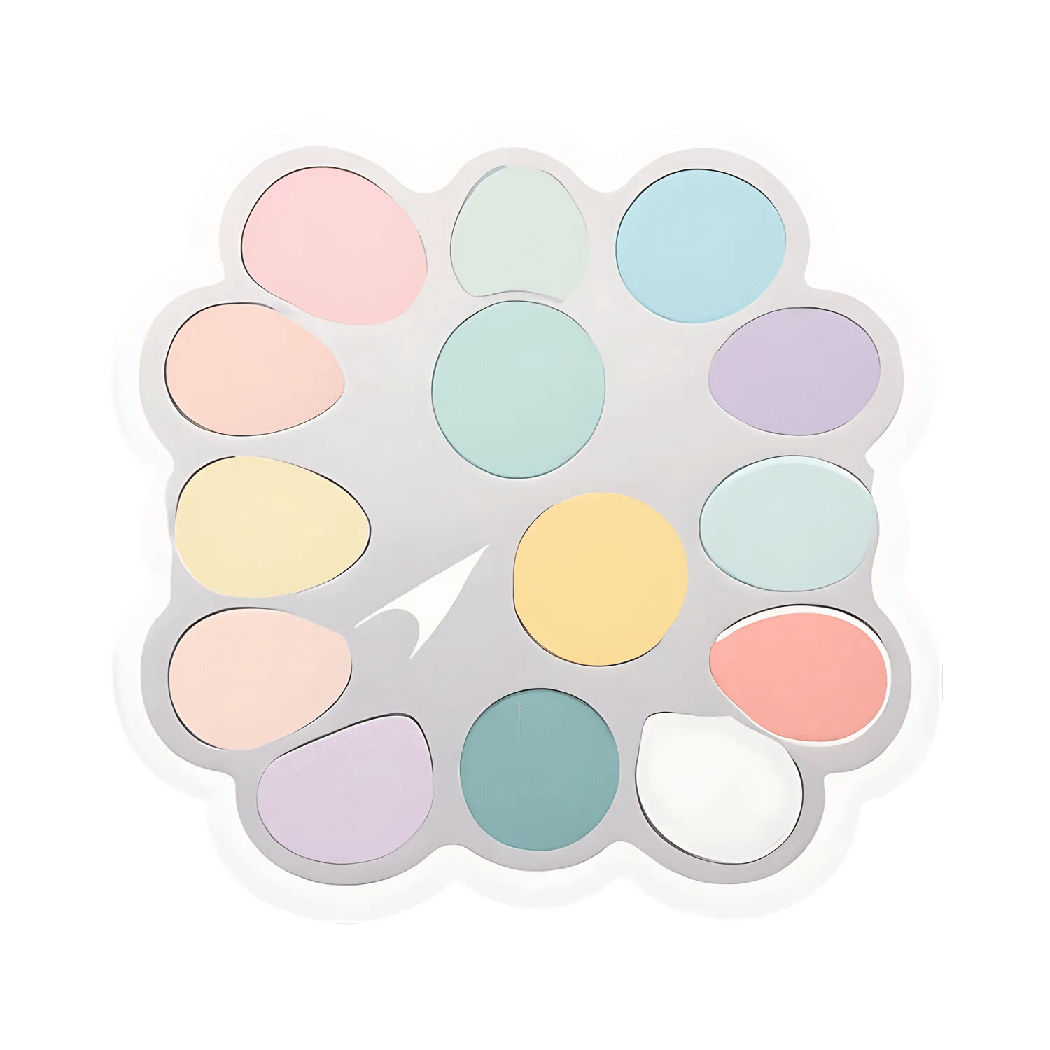 Pastel Bubble Circle - Sticker - Heat Press Transfer