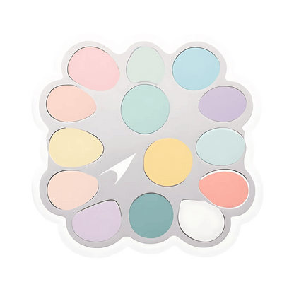 Pastel Bubble Circle - Sticker - Heat Press Transfer