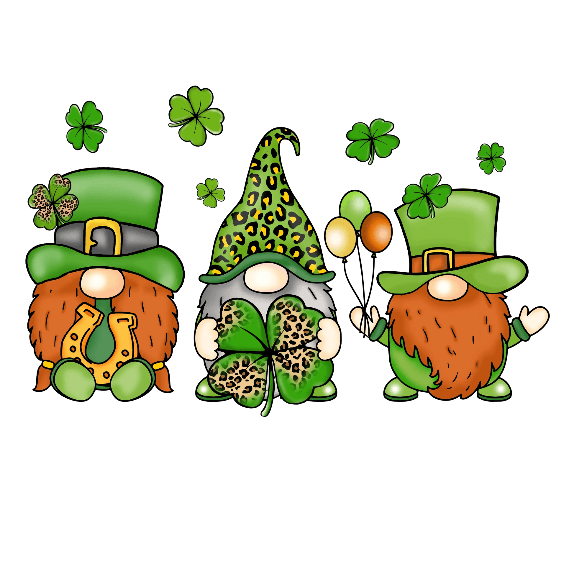 Patrick's Day Celtic Culture Design - DTF Ready To Press - Heat Press Transfer