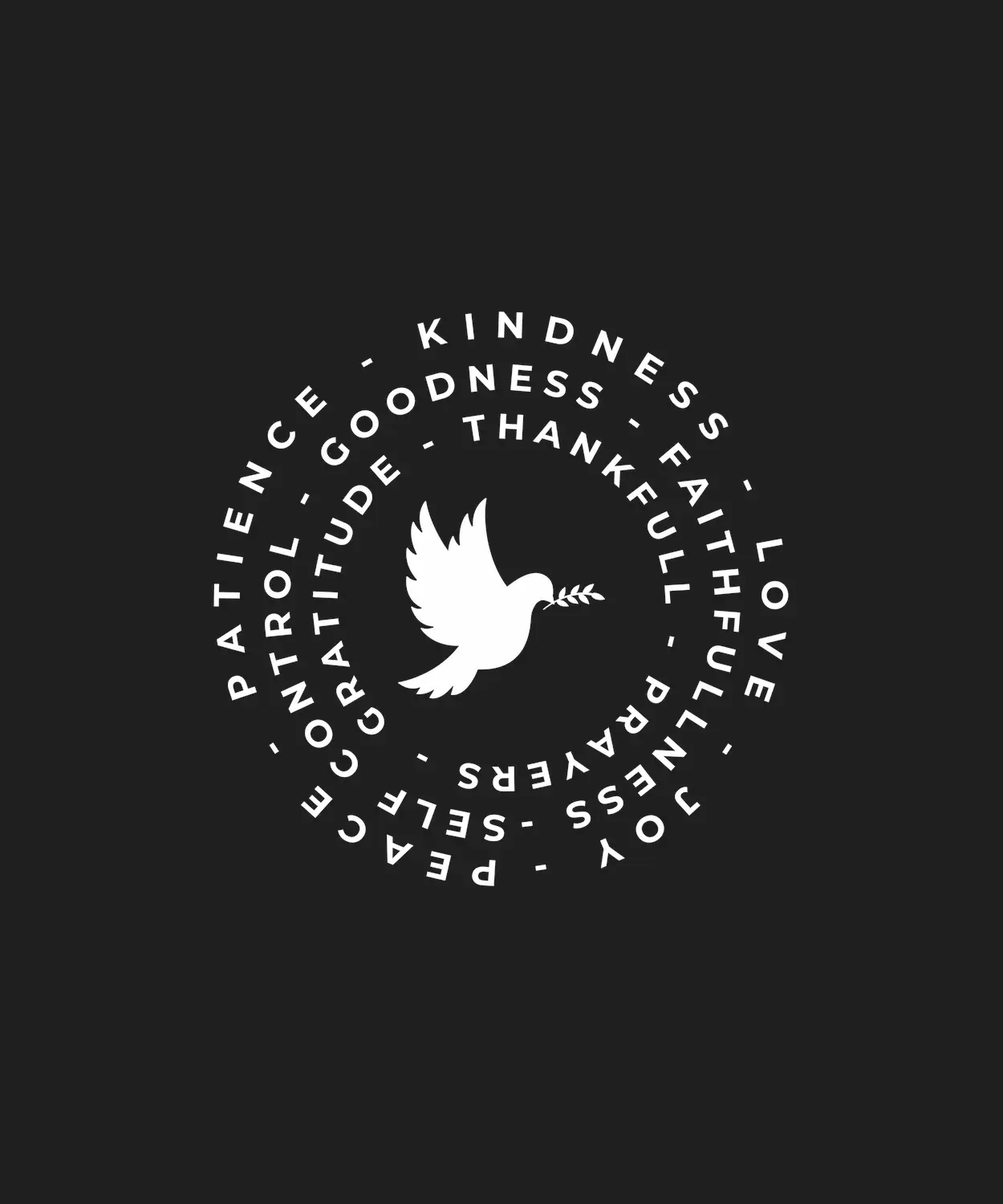 Peace Dove - DTF Ready to Press - Heat Press Transfer