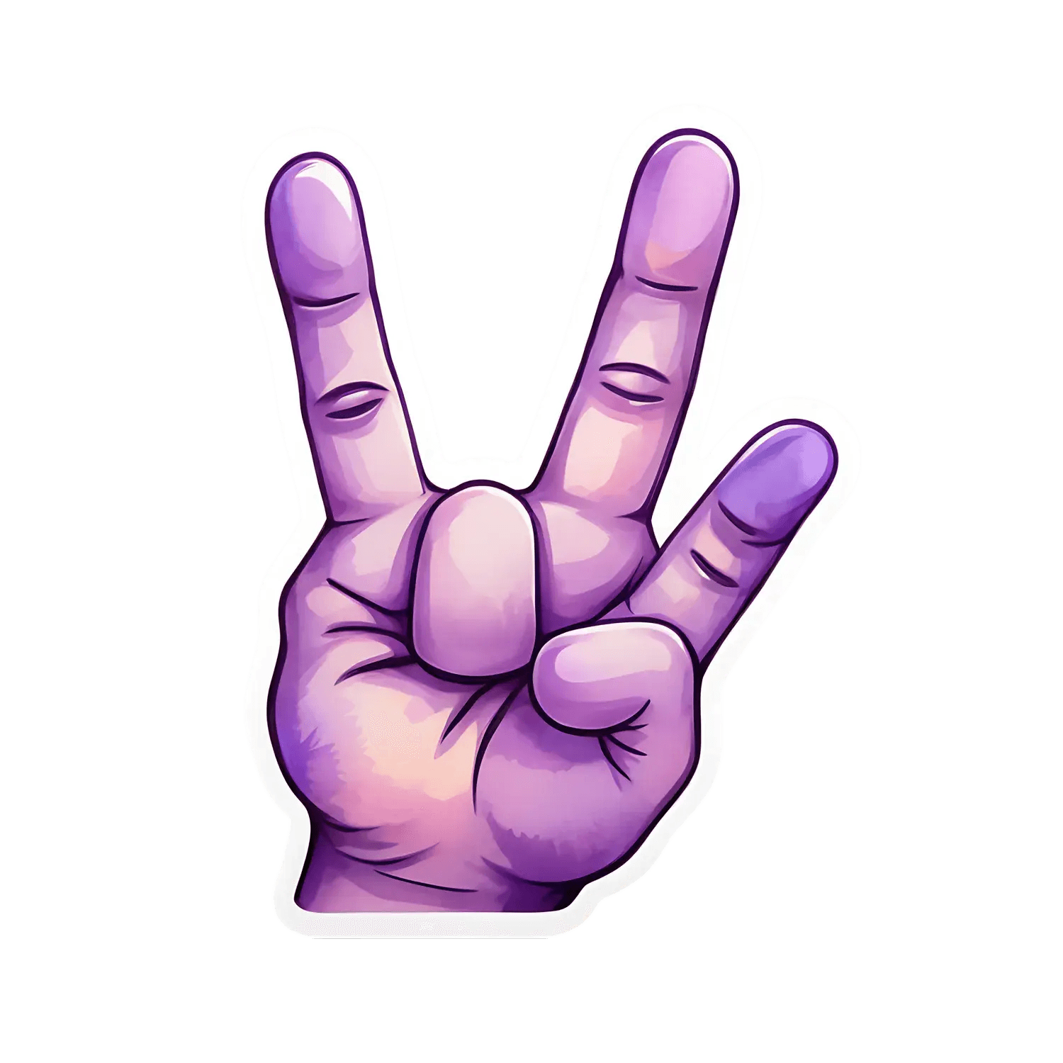 Peace Sign - Vibrant Sticker - Heat Press Transfer