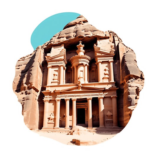 Petra Monument - Sticker - Heat Press Transfer