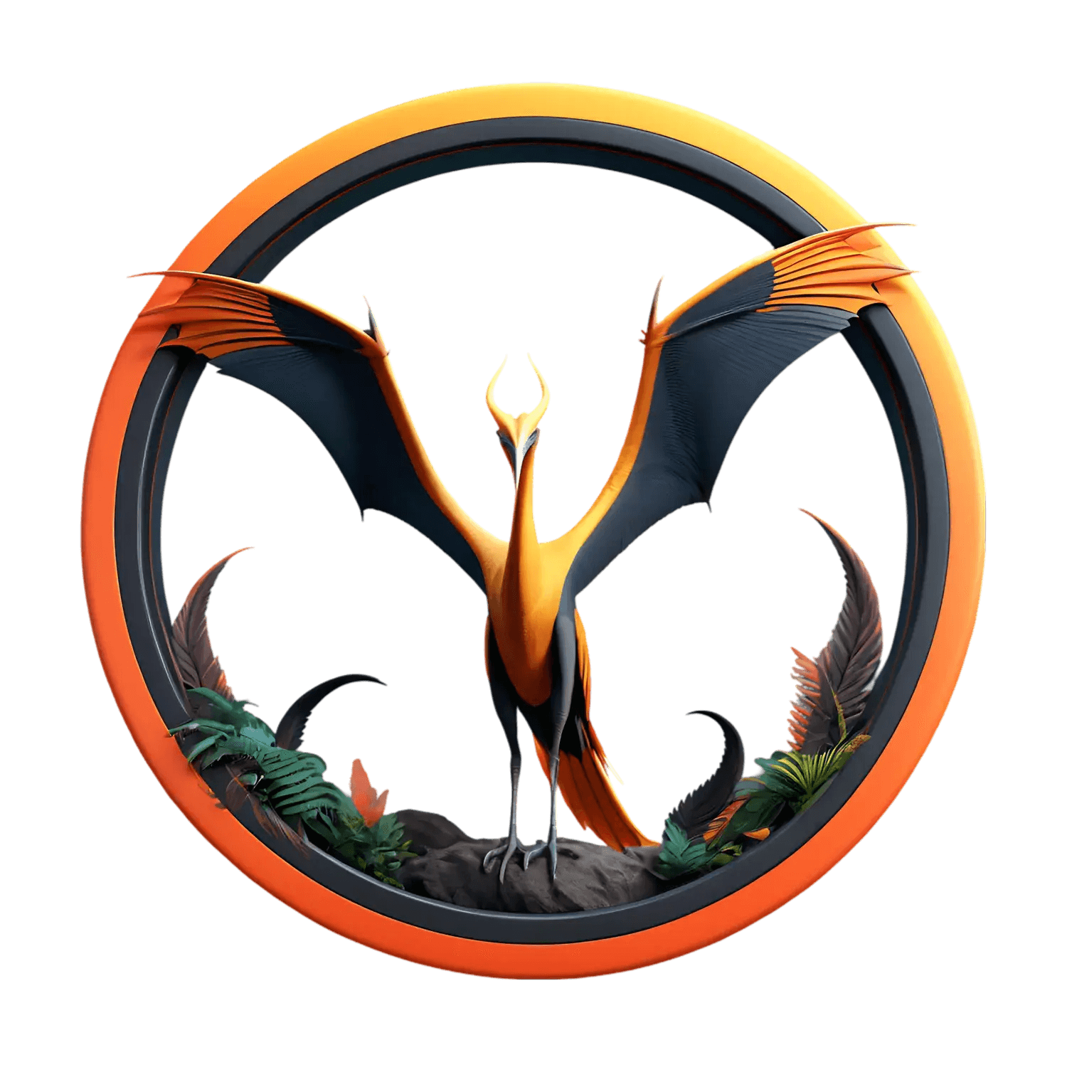 Phoenix Emblem - Vibrant Sticker - Heat Press Transfer