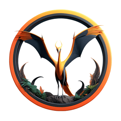 Phoenix Emblem - Vibrant Sticker - Heat Press Transfer
