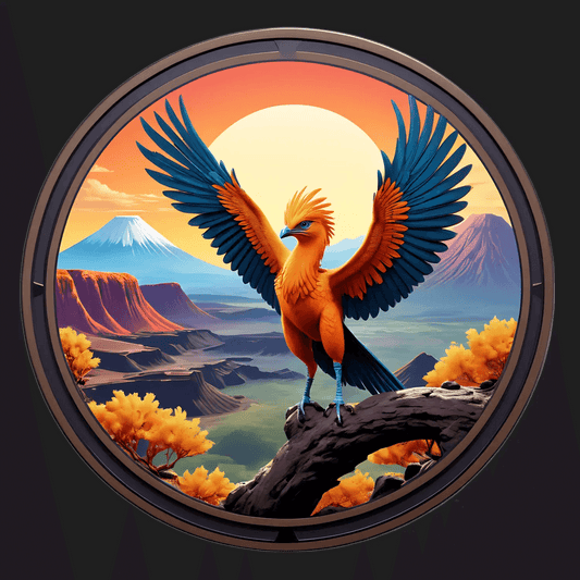 Phoenix Sunrise - Sticker - Heat Press Transfer