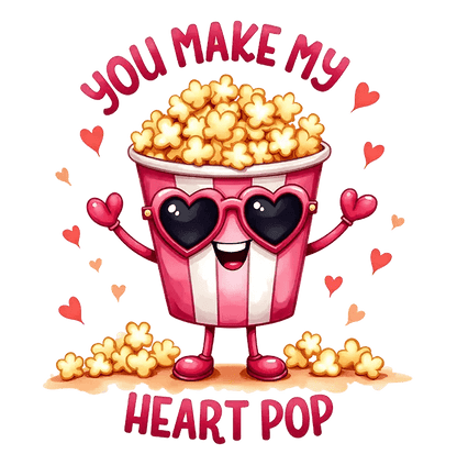 Playful Love: Valentine’s Day DTF Gang Sheet 22"x60" Premade DTF Gang Sheet - Heat Press Transfer