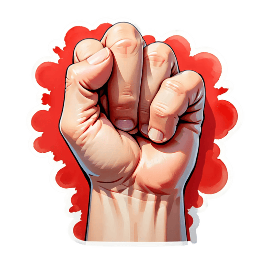 Power Fist - Empowerment Sticker - Heat Press Transfer