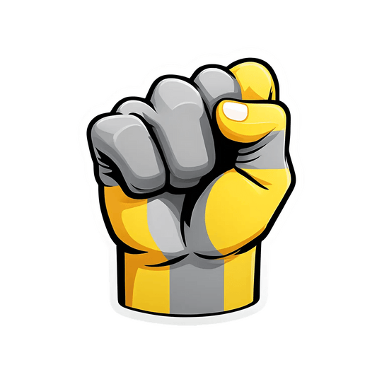 Power Fist - UV DTF Sticker - Heat Press Transfer